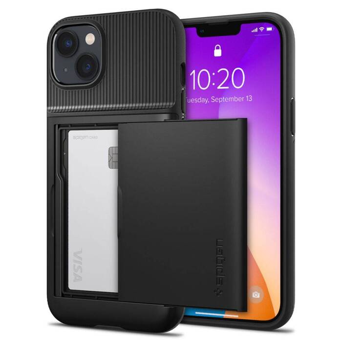 Hülle Spigen Slim Armor CS IPhone 14 PLUS SCHWARZ