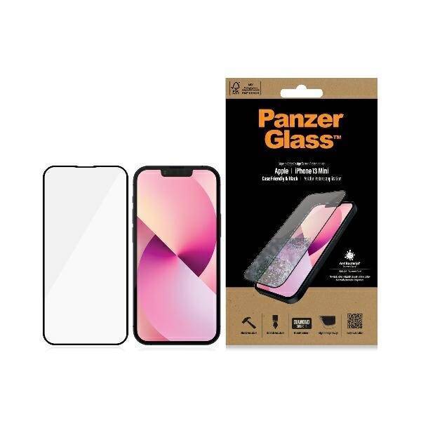 PanzerGlass E2E Microfracture iPhone 13 Mini 5.4" Case Friendly AntiBacterial schwarz/schwarz Pro2744