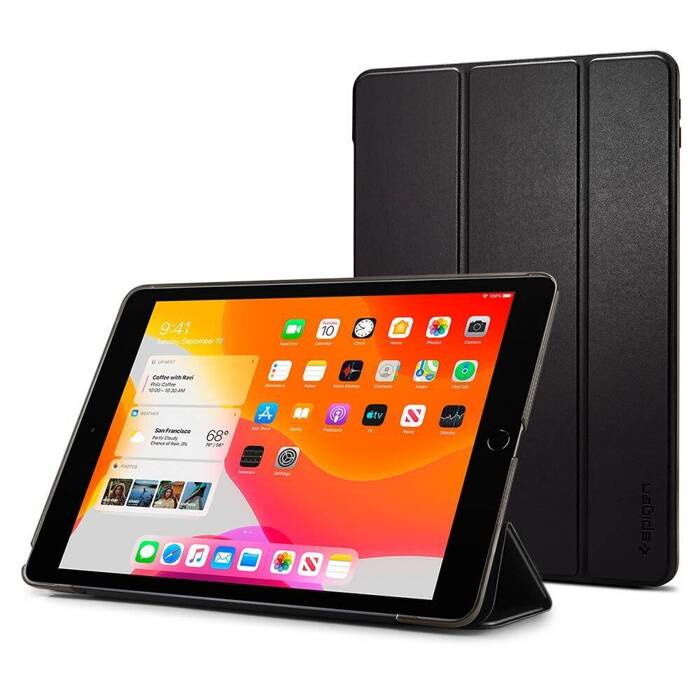 SPIGEN Smart Fold Apple Ipad 10.2 2019 Schwarzes Hülle