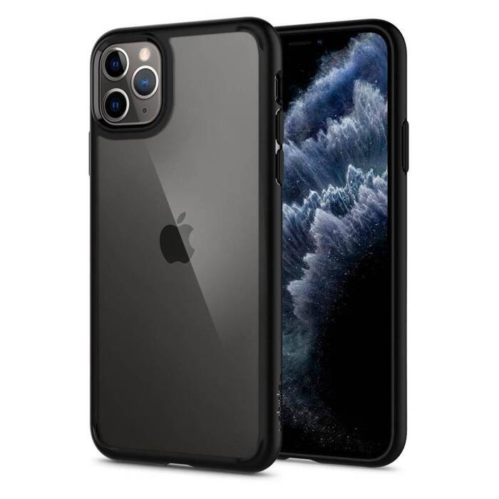 SPIGEN Ultra Hybrid Apple iPhone 11 Pro Max Hülle schwarz matt