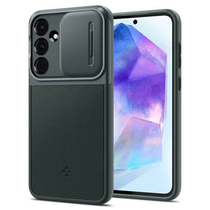 Spigen OPTIK Armor GALAXY A55 5G ABYSS GRÜN