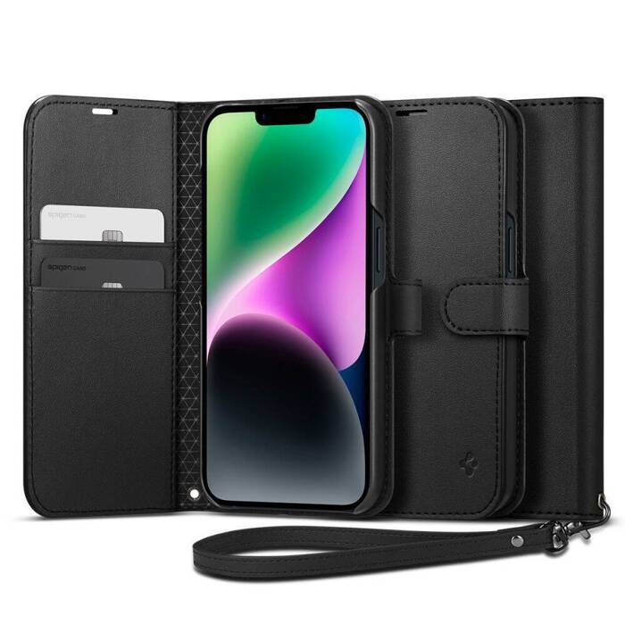 Spigen Wallet S IPhone 14 SCHWARZ