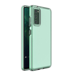 Spring Case Silikon Gel Handyhülle Schutzhülle für Samsung Galaxy A72 4G pfefferminz