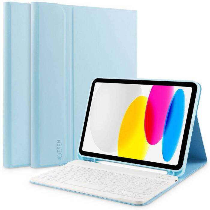 TECH-PROTECT SC STIFT + TASTATUR IPad 10.9 2022 HIMMELBLAU