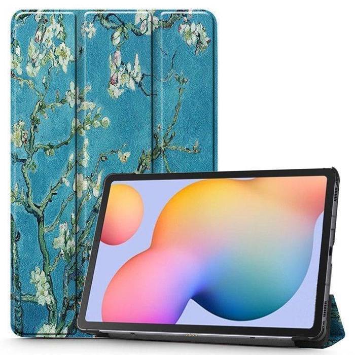 TECH-PROTECT SmartHülle Galaxy Tab S6 Lite 10.4 P610/p615 Sakura Blau Hülle