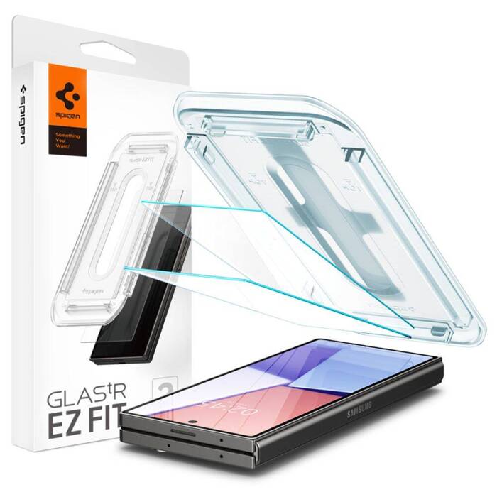 Tempered Glass Spigen GLAS.TR "EZ FIT" Z Fold 2-PACK GALAXY 6 KLAR