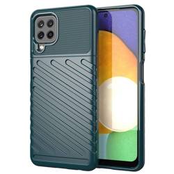 Thunder Case Flexibel Robuste Panzer Handyhülle TPU Schutzhülle für Samsung Galaxy A22 4G grün