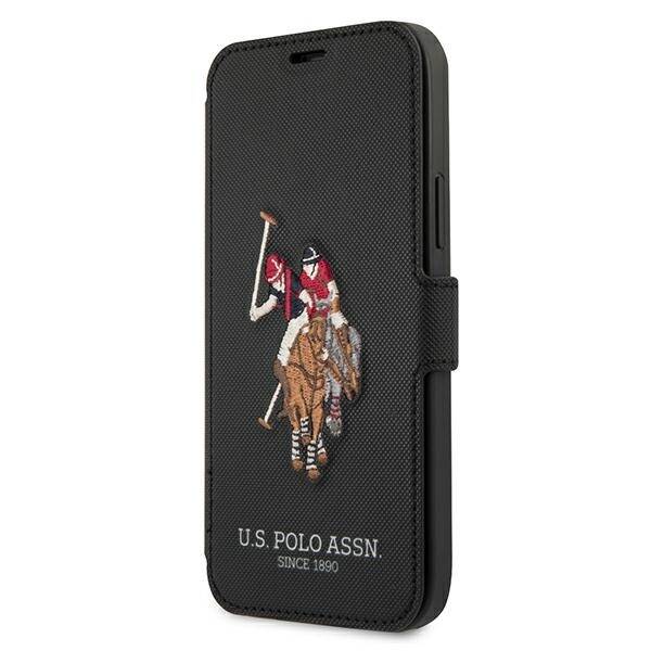 US POLO Hülle Apple iPhone 12 Mini Polo Stickerei Sammlung Schwarz Hülle