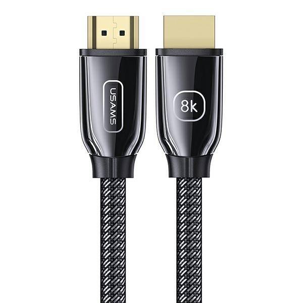 USAMS HDMI - HDMI 2.1 U67 5m 8K schwarz/schwarz Ultra HD Kabel SJ499HD01 (US-SJ498)