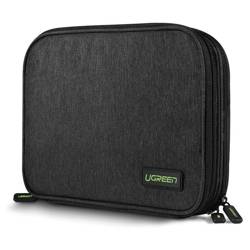 Ugreen Case Festplattenbox HDD SSD Telefonkabel Zubehör 24,5 x 17,5 x 5 cm grau (50147 LP149)