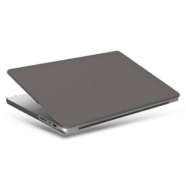 Uniq Hülle Claro MacBook Pro 16 &quot;(2021) transparent grau / rauch matt grau