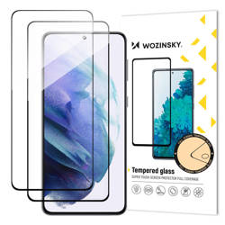 Wozinsky Full Glue Tempered Glass Samsung Galaxy S23+ 9H Full Screen Tempered Glass mit schwarzem Rahmen