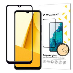 Wozinsky Full Glue Tempered Glass Vivo Y16 / Y02s Vollbild mit Rahmen schwarz (case friendly)