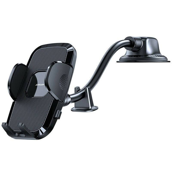 Joyroom mechanical long arm car phone holder for dashboard black (JR-ZS259)