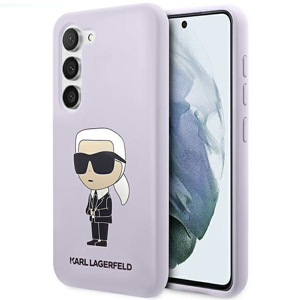 Obal Karl Lagerfeld Silicone Nft Ikonik - Obal Samsung Galaxy S23 Plus (fialový) Case