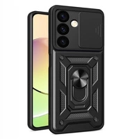 Custodia corazzata Hybrid Armor Camshield per Samsung Galaxy A05s con copertura per fotocamera - nera
