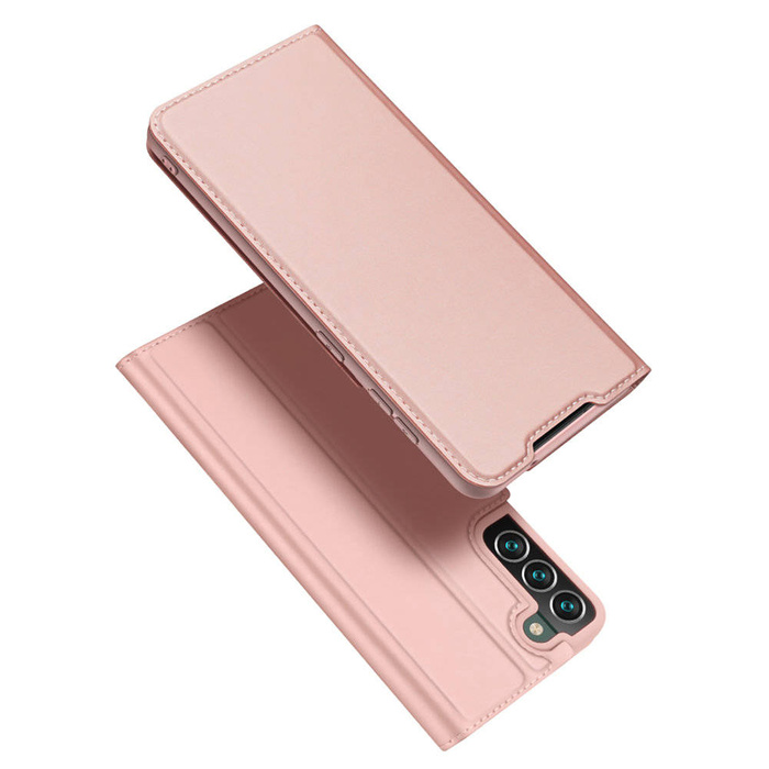 Dux Ducis Skin Pro Custodia tipo libreria per Samsung Galaxy S22+ (S22 Plus) rosa