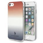 Telefontok US POLO Apple iPhone 7 8 SE 2020 Gradient Pattern Collection Piros Kék tok