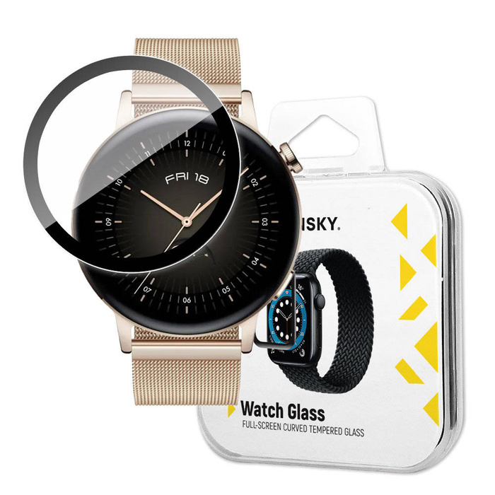 Wozinsky Watch Glass Hybrid Glass pro Huawei Watch GT 3 46 mm Black