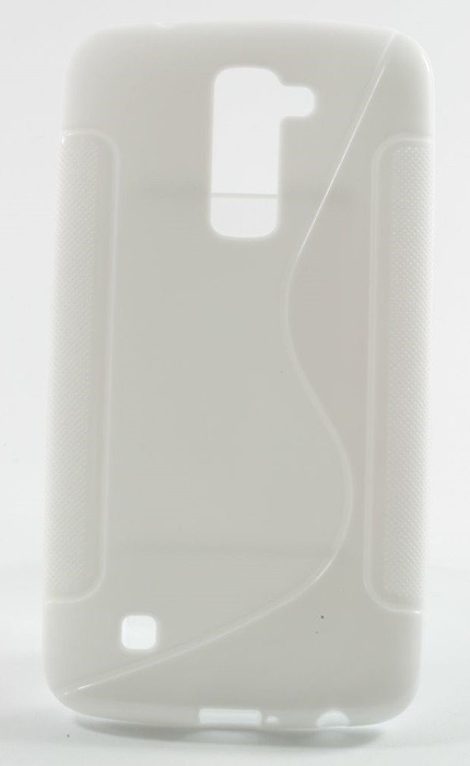 Cover S-Line LG K10 Bianco Cover Silicone