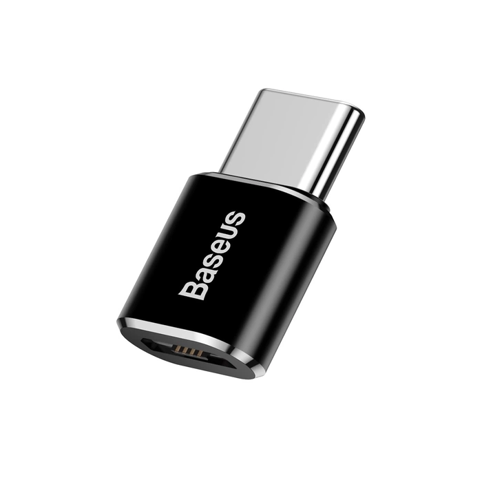 Adaptér BASEUS Micro USB na USB typu C černý