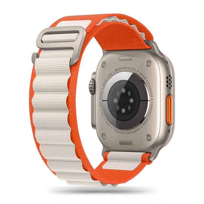 NYLON TECH-PROTECT PRO Apple Watch 4 / 5 / 6 / 7 / 8 / SE / ULTRA (42 / 44 / 45 / 49 MM) ORANGE / MOUILLÉ