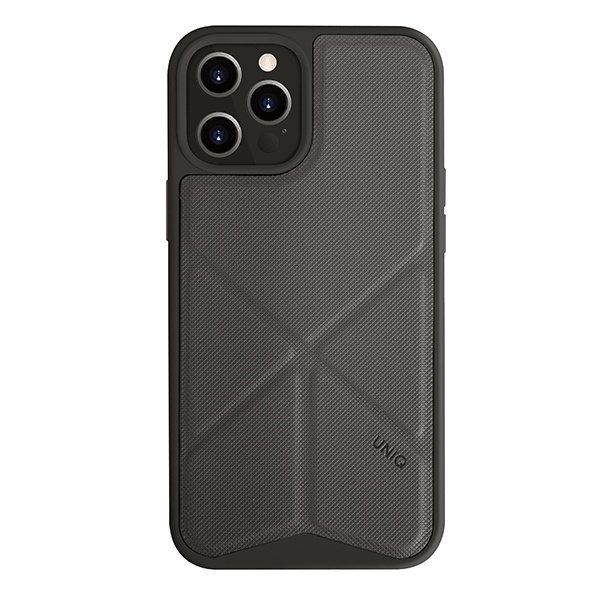 UNIQ case Transforma iPhone 12/12 Pro 6.1" grey/chaRCoal grey