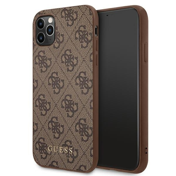 Case GUESS Apple iPhone 11 Pro 4G Metal Gold Logo Bronze Hardcase