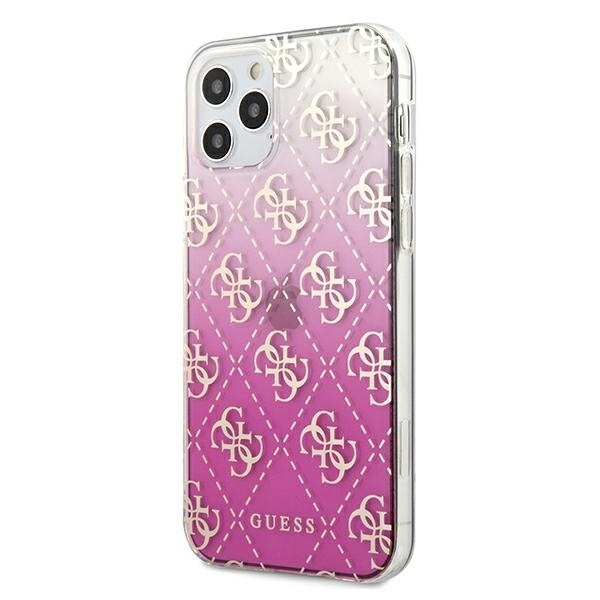 Case GUESS Apple iPhone 12 Pro Max 4G Gradient Pink Hardcase