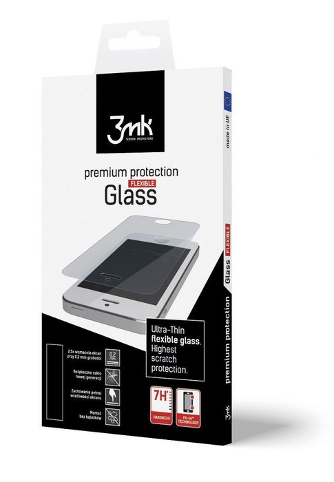 3MK Flexibles Glas iPhone 6 6S Hybridglas