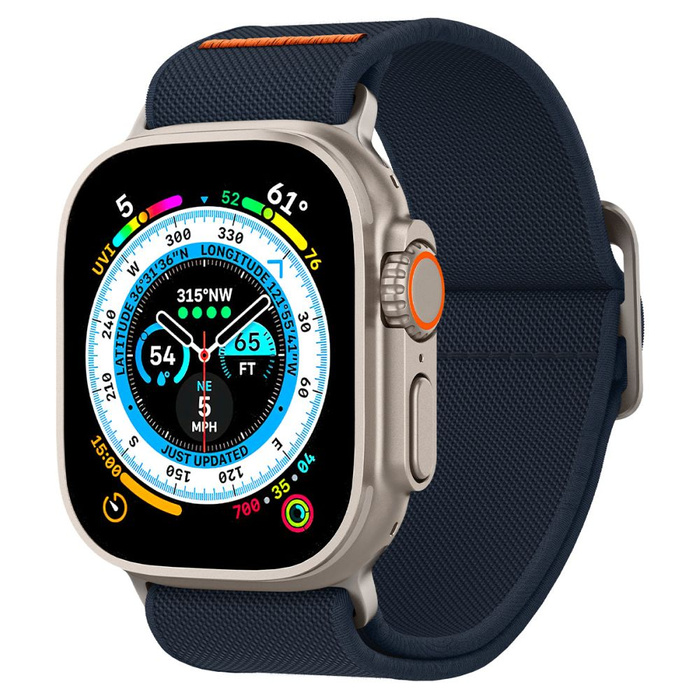 Correa Spigen Fit Lite Ultra Apple Watch Ultra 9 8 7 SE 2022 42mm 44mm 45mm 49mm Azul Marino