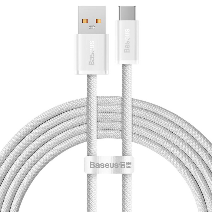 USB kabel Baseus Dynamic Series – USB Typ C 100W 2m bílý (CALD000702)