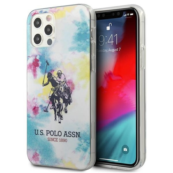 Pouzdro US POLO Apple iPhone 12 Pro Max 6.7 Tie &amp; Dye Collection USHCP12LPCUSML Vícebarevné pouzdro