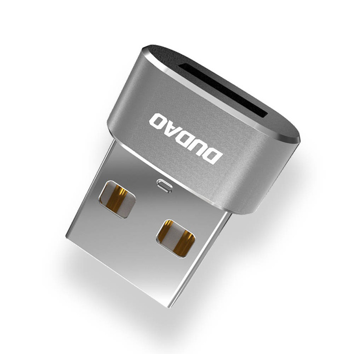 Dudao adaptér z USB typu C na USB černý (L16AC černý)