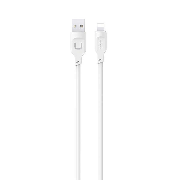 USAMS Kabel lightning Fast Charging 2.4A Lithe Series1.2m bílá/bílá SJ565USB02 (US-SJ565)