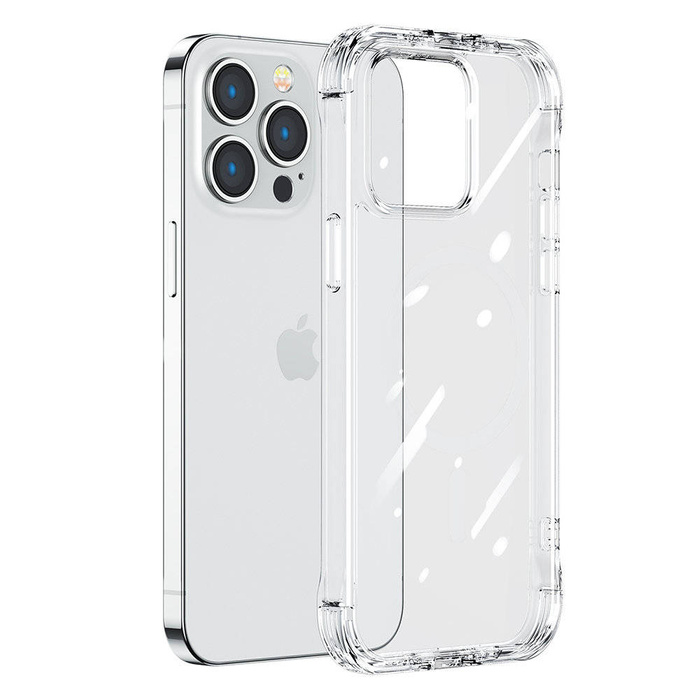 Kryt pouzdra Joyroom Defender Series pro iPhone 14 Pro Max Armored Hook Cover Stand Clear (JR-14H4)