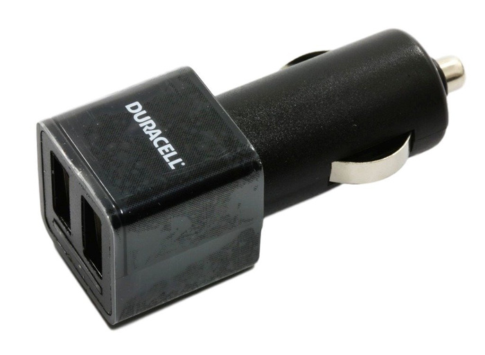 Nabíječka USB do auta Apple iPhone 7 8 X Xs 11 Pro Duracell 2x2,4A