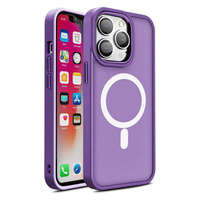 Funda Magnética Color Mate para iPhone 15 Plus - púrpura