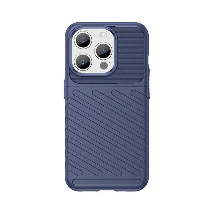 Armored iPhone 15 Pro Thunder Case – modrý