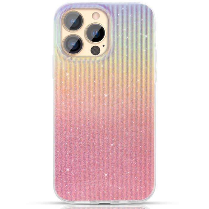 Kingxbar Travel Series lussuosa ed elegante custodia per iPhone 13 Pro arancione (Sunset)