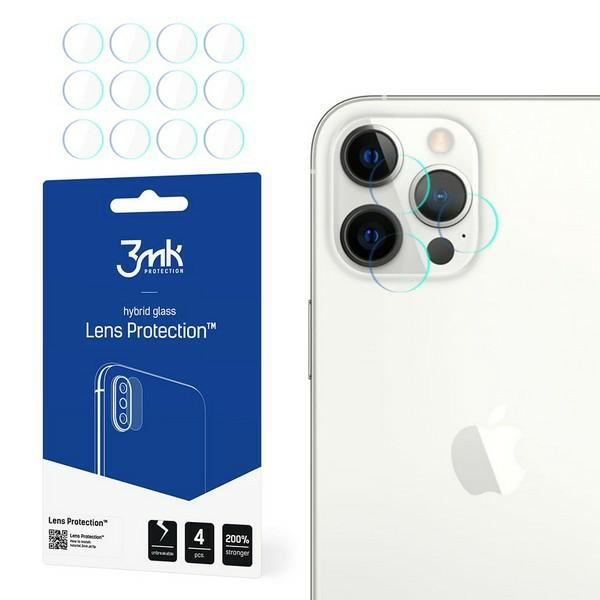 3MK Hybrid Glass Apple iPhone 12 Pro Max Lens Protect Protection For Camera Lens 4pcs