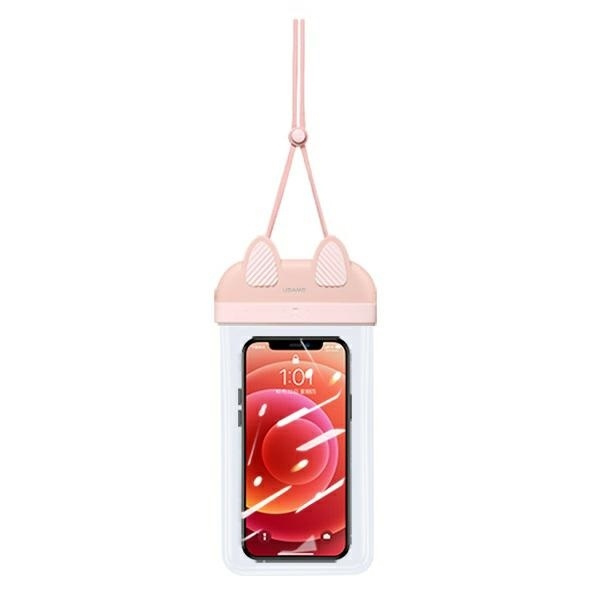 USAMS Waterproof Mobile phone Case 7 Pink