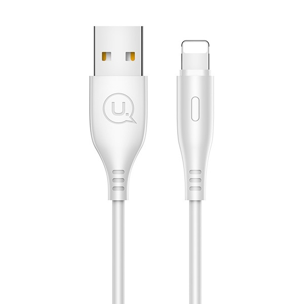 Cable USAMS Lightning 2A Fast Charge 1m White