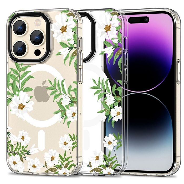 Funda Tech-protect Maghumor MagSafe iPhone 15 Pro Spring Daisy Case