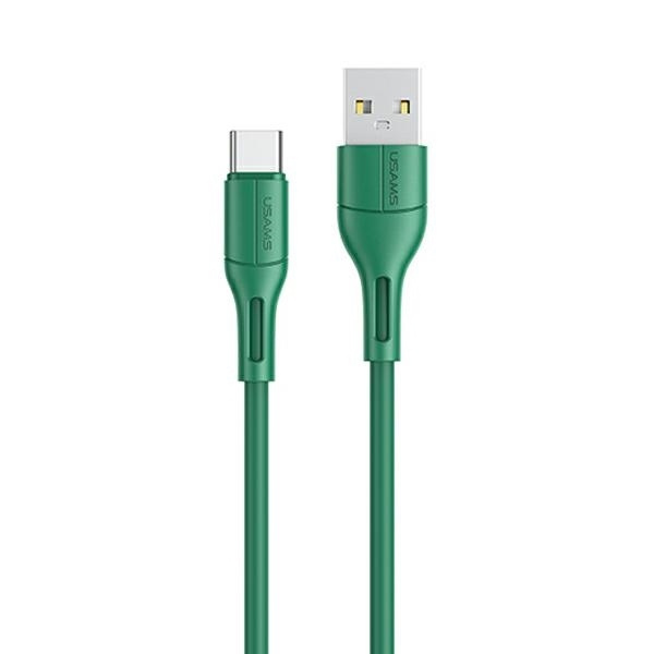 USAMS Câble U68 USB-C 2A Fast Charge 1m vert/vert SJ501USB04 (US-SJ501)