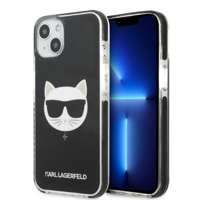Funda Karl Lagerfeld iPhone 13 6.1" Hardcase Negro/negro Cabeza de Choupette Case