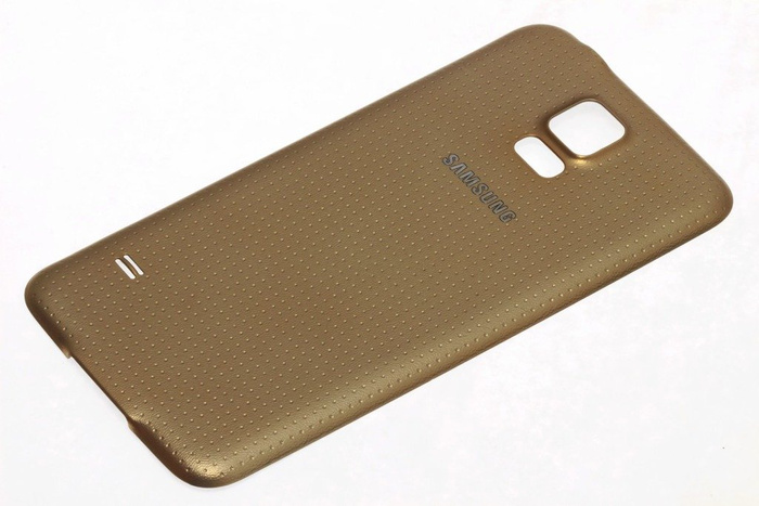 Dvířka baterie SAMSUNG Galaxy S5 zlatá třída A