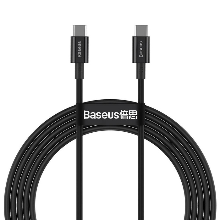 Baseus Superior USB Type C - USB  Type C cable Quick Charge / Power Delivery / FCP 100W 5A 20V 2m black (CATYS-C01)