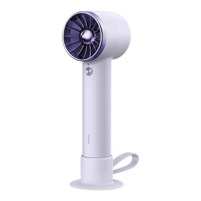 Baseus mini fan fan powerbank with built-in USB Type C cable 4000mAh purple (ACFX010105)