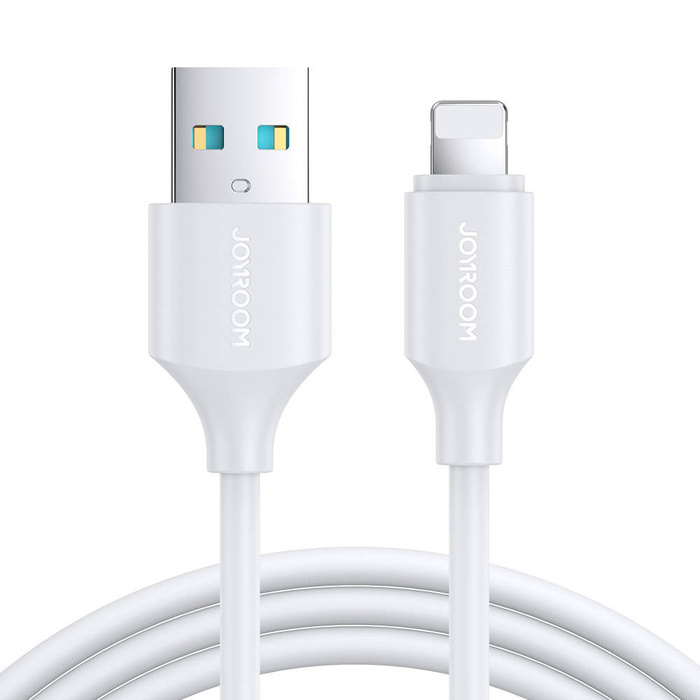 Joyroom USB nabíjecí / datový kabel – Lightning 2,4A 1m bílý (S-UL012A9)